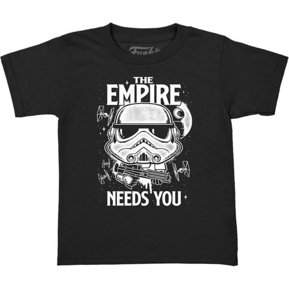 KIDS‎ SMALL Funko Star Wars Stormtrooper T-Shirt + Pocket POP! Vinyl Figure